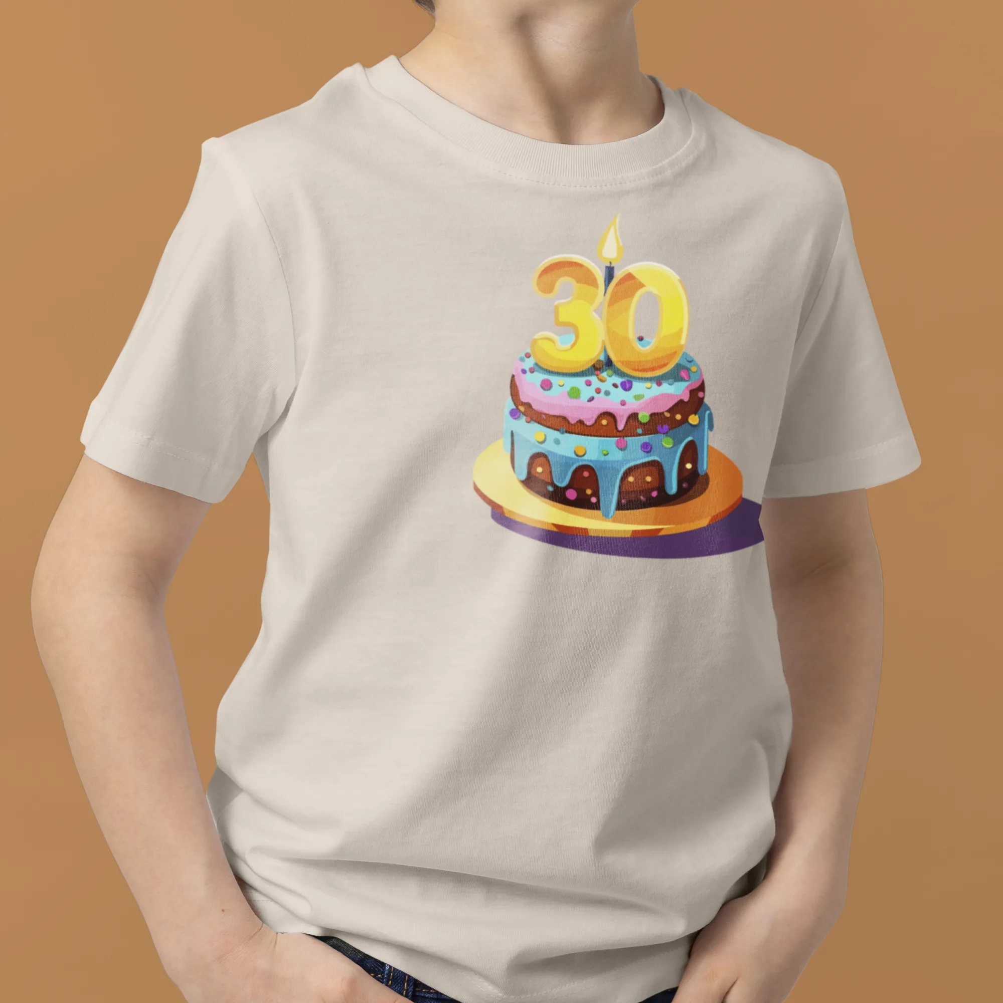 GIANT CARD - HAPPY BIRTHDAY 30 YEARS - CAKE – Chant-O-Fêtes Party